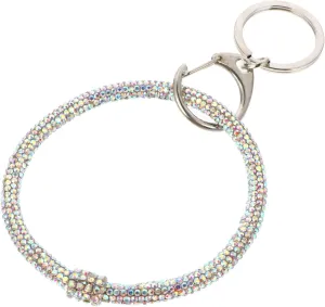1Pc bracelet keychain bracelet key ring charms bracelets charm bracelet for women womens keychains for car keys Wristlet Key holder Accessories rhinestones key chain women's