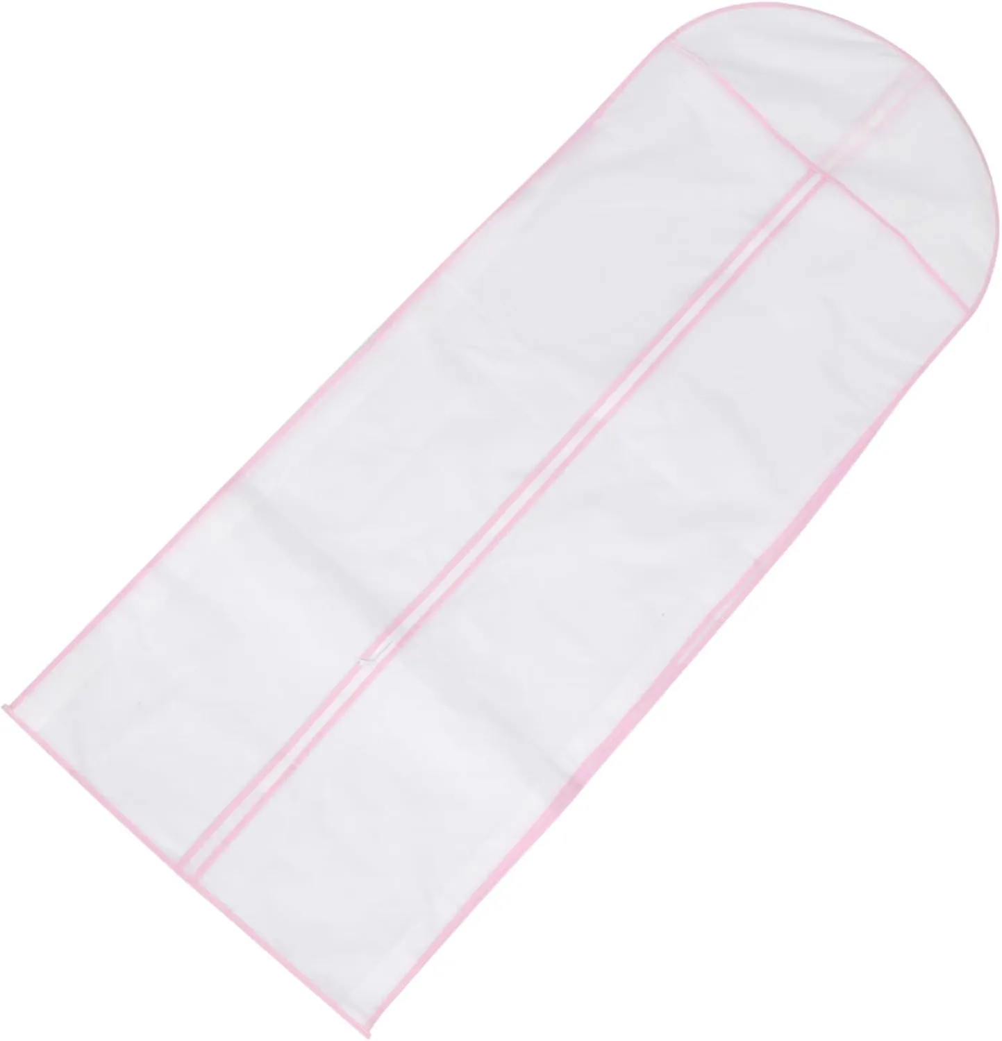 1Pc Wedding Dress Protective Cover Bag Nonwoven Garment Storage for Bridal Full Dresses Edge Dustproof and Wrinkle Resistant for Travel and Storage