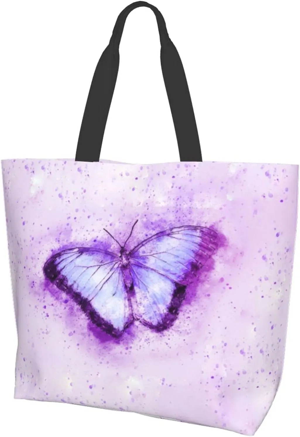 AmerTac Tote Bag Large Women Casual Shoulder Bags Gifts Reusable Waterproof For Weekender Travel Grocery Shopping Outdoor
