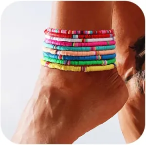 Ankle Bracelets for Women, Handmade Beaded Anklets for Women