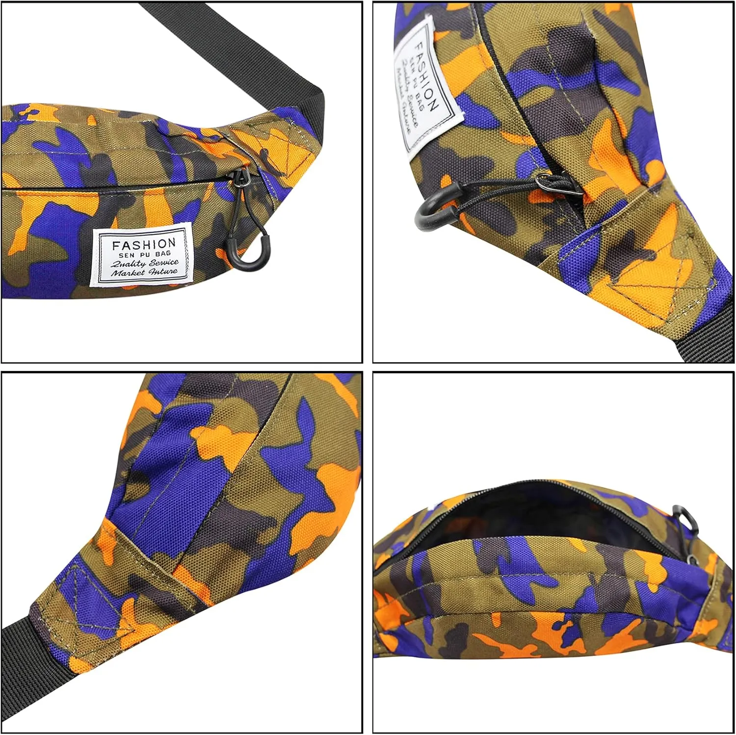 ANKOMINA Little Boys Fanny Pack Kids Small Camouflage Waist Pack Belt Bag Pack Pouch with Adjustable Strap for Toddler Children Sport,Running,Hiking,Camping