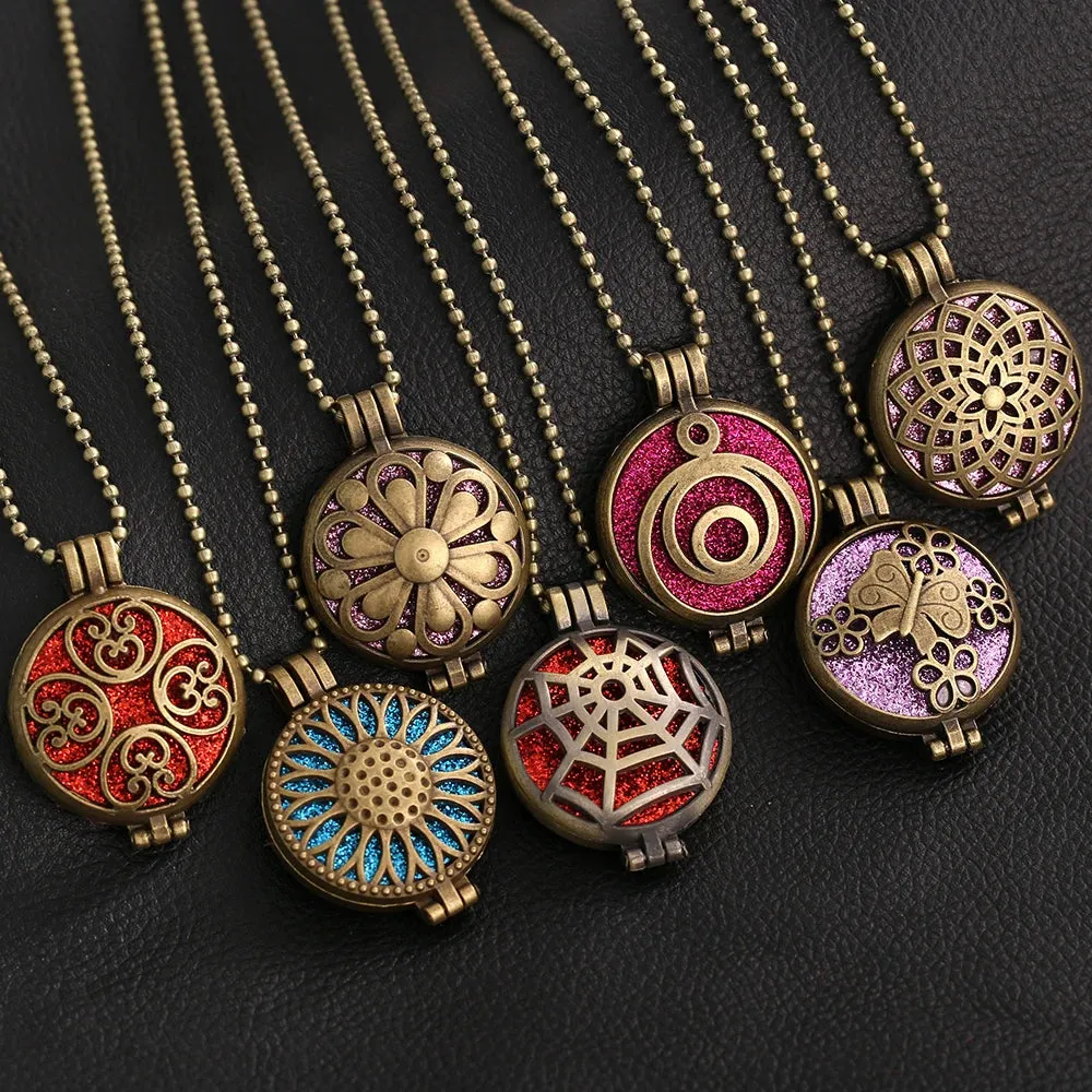 Aromatherapy Diffuser Necklaces Perfume Essential Oil Diffuser Lockets