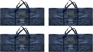 B-USA 4 Pack Large storage bags- 37x 14 x 9, outdoor rugs storage carry bag, carry or storage for outdoor travel gear, camping accessories, 20 lb capacity duffel bag for long size items 7926