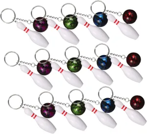 BESPORTBLE Sports Themed Key Rings Bowling Keychain Pendants Bowling Match Keychains Keepsakes