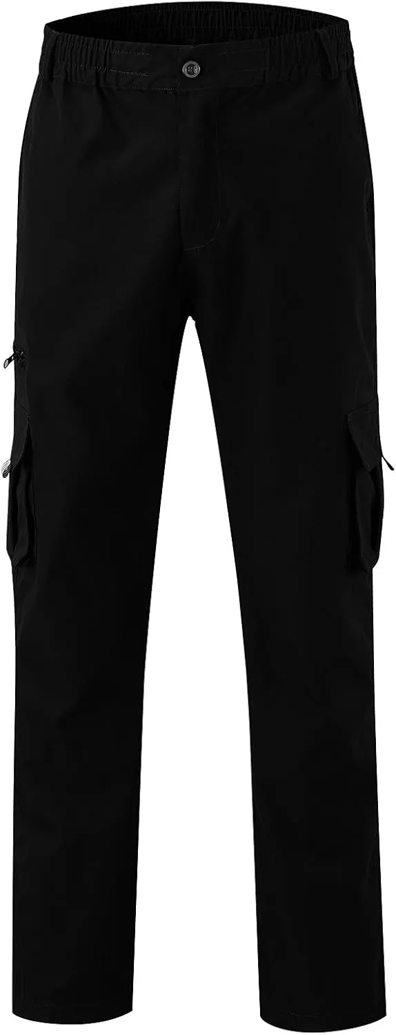 Cargo Work Pant Men Lightweight Casual Combat Cargo Pants Gym Sports Sweatpants with Pockets Loose Fit Joggers