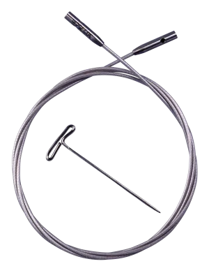 ChiaoGoo SWIV360 Silver Cable - Small (for sizes 2-8)