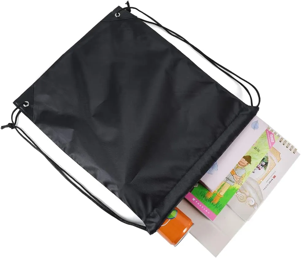 CODOBON 50 Pcs Drawstring Bags, Bulk Draw String Backpack, Cinch Polyester Bag for Gym Sport, 10 Colors