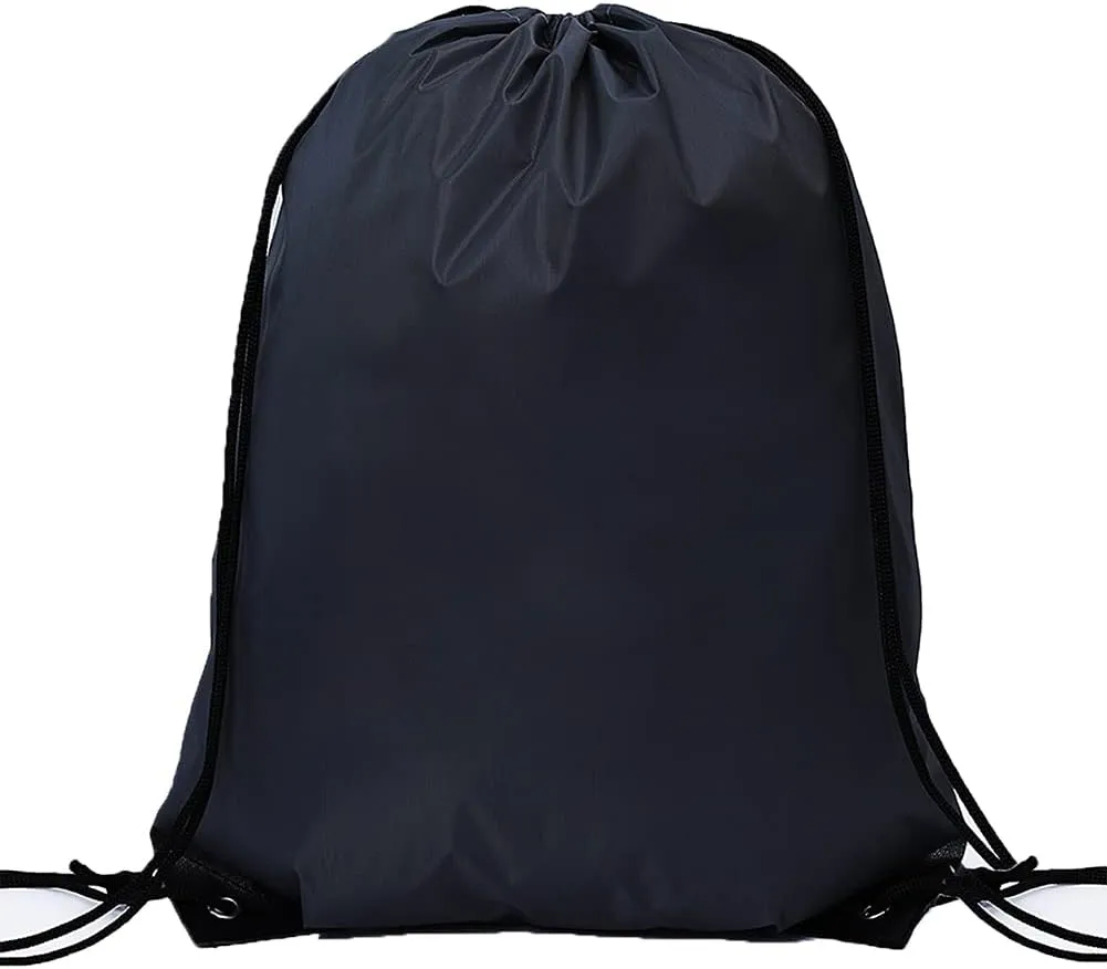 CODOBON 50 Pcs Drawstring Bags, Bulk Draw String Backpack, Cinch Polyester Bag for Gym Sport, 10 Colors
