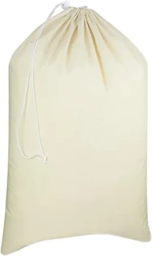 COTTON CRAFT Extra Large Laundry Bags - Heavy Duty Cotton Canvas Drawstring Closure Washable Laundry Bag - Back to School Travel College Dorm Basket Hamper Liner Toys Clothes Organizer Sack -XL 28x36