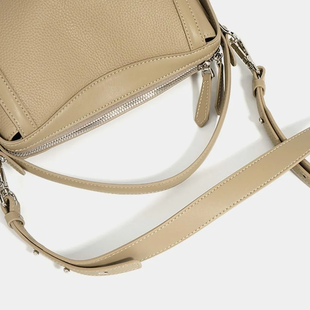 Crossbody Bag for Women Leather Tote Handbag Genuine Crossbody Purse Handbag Shoulder Bags Hobo Top-Handle Bag