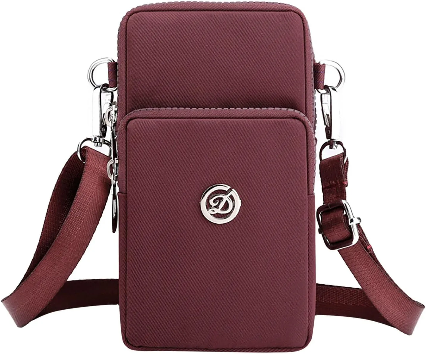 Crossbody Small Messenger Mini Wallet Card CellPhone For Women Handbag With Credit Shoulder Slots Purse (B, One Size)