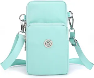 Crossbody Small Messenger Mini Wallet Card CellPhone For Women Handbag With Credit Shoulder Slots Purse (E, One Size)