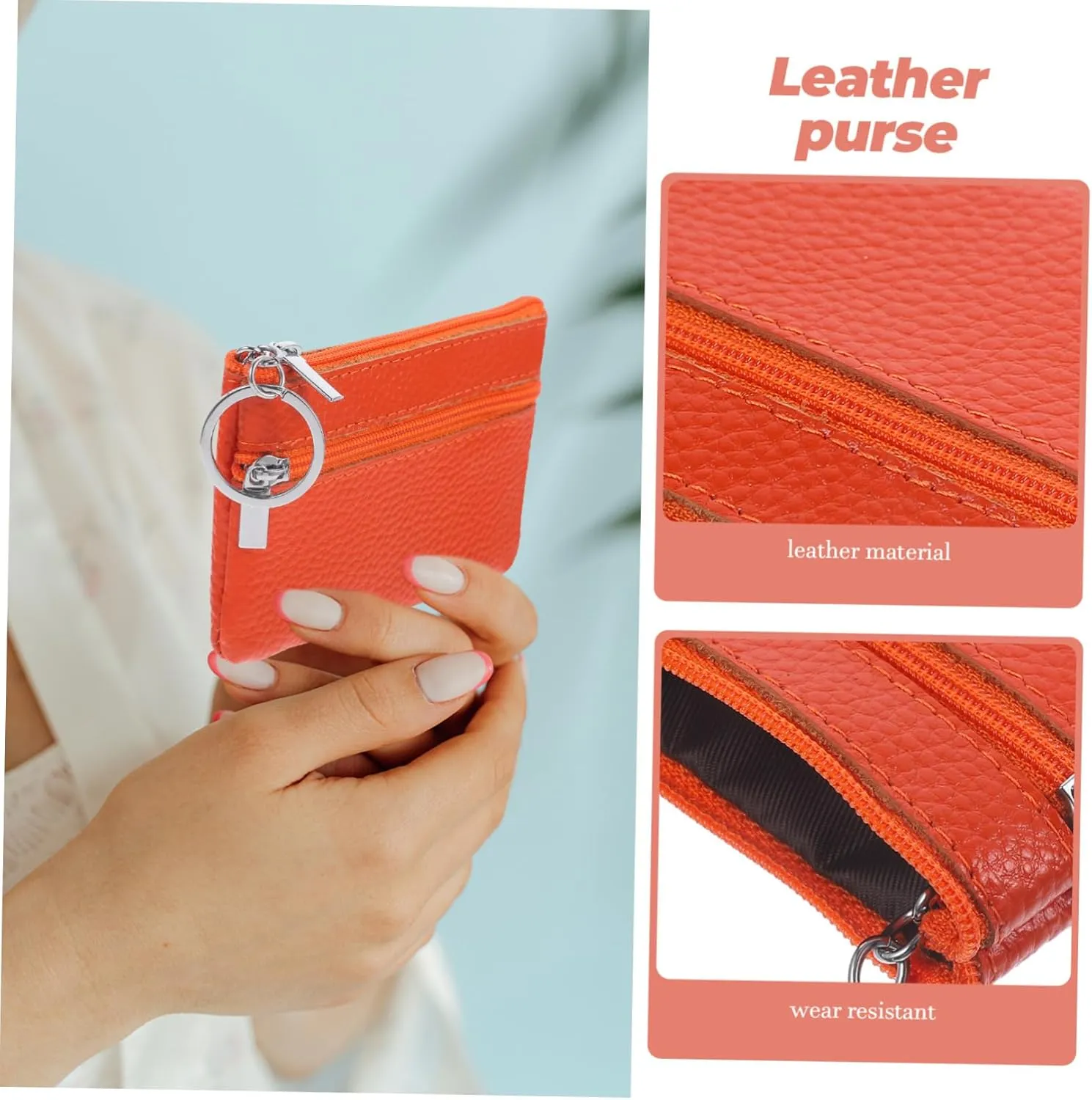 Cute Coin Pouch Women's Mini Purse Wallet Pouch for Women Keychain Pouch Small Purse for Daily Use