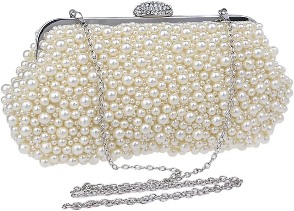 Evening Bags Crystal Small Women Bag Cross Body Clutch Bags and Purses Beaded Diamond Evening Bags for Party Wedding(E)