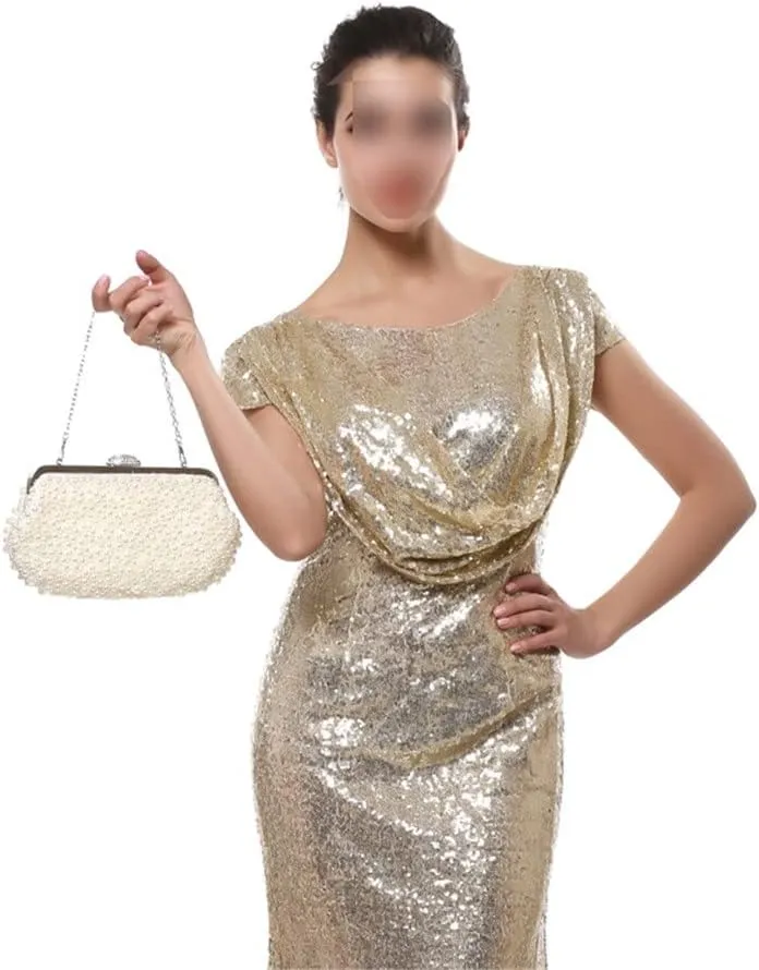 Evening Bags Crystal Small Women Bag Cross Body Clutch Bags and Purses Beaded Diamond Evening Bags for Party Wedding(E)