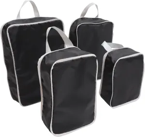 Extra Large Travel Compression Bags 4pcs Luggage Packing Cubes for Organizing Clothes