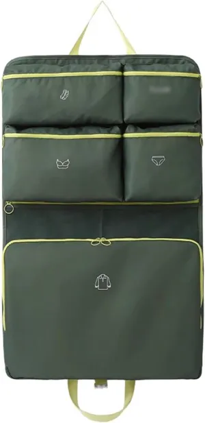 Foldie Travel Expandable Makeup Bag With Compartments Megabag Carry on Convertible Garment Duffel Bag