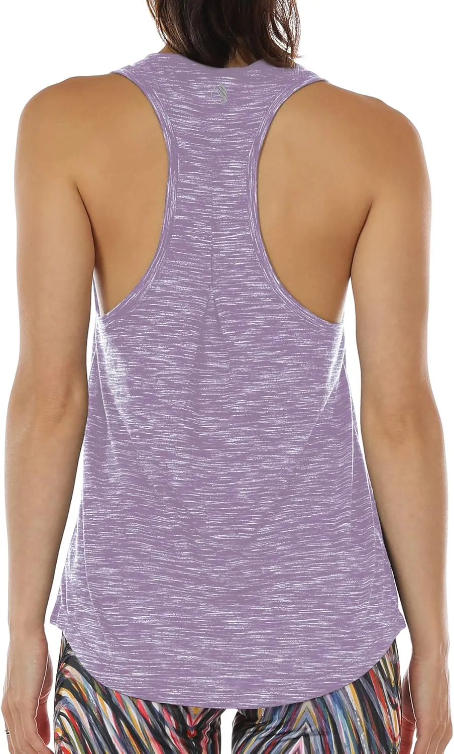 icyzone Workout Tank Tops for Women - Athletic Yoga Tops, Racerback Running Tank Top, Gym Exercise Shirts