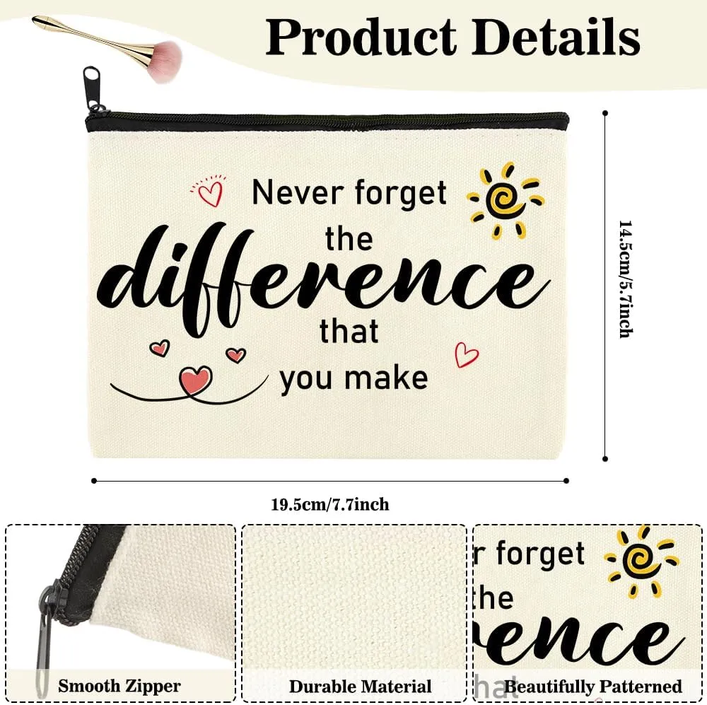 Inspirational Gifts for Women,Encouragement Gifts for Women,Friendship Gifts,Inspirational Gifts for Friends,Leaving Gifts for Coworkers,Inspirational Cosmetic Bags for Women,Travel Cosmetic Bag
