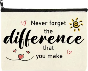 Inspirational Gifts for Women,Encouragement Gifts for Women,Friendship Gifts,Inspirational Gifts for Friends,Leaving Gifts for Coworkers,Inspirational Cosmetic Bags for Women,Travel Cosmetic Bag