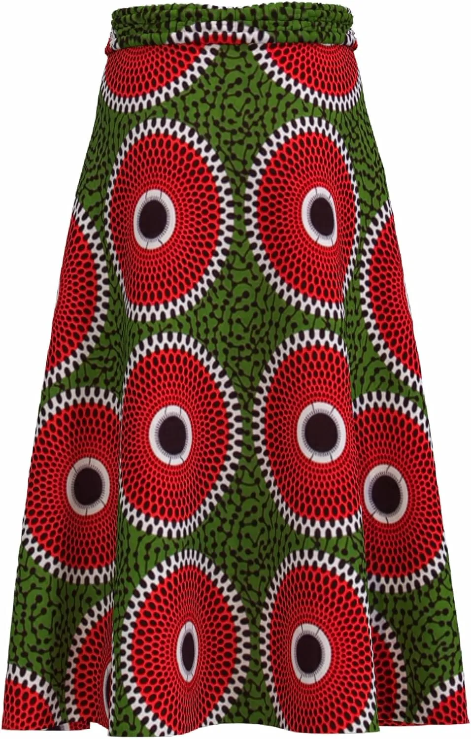 iooiooi African Skirt for Women Trendy High Waist Ankara Print Long Skirt for Ladies Party Clothing
