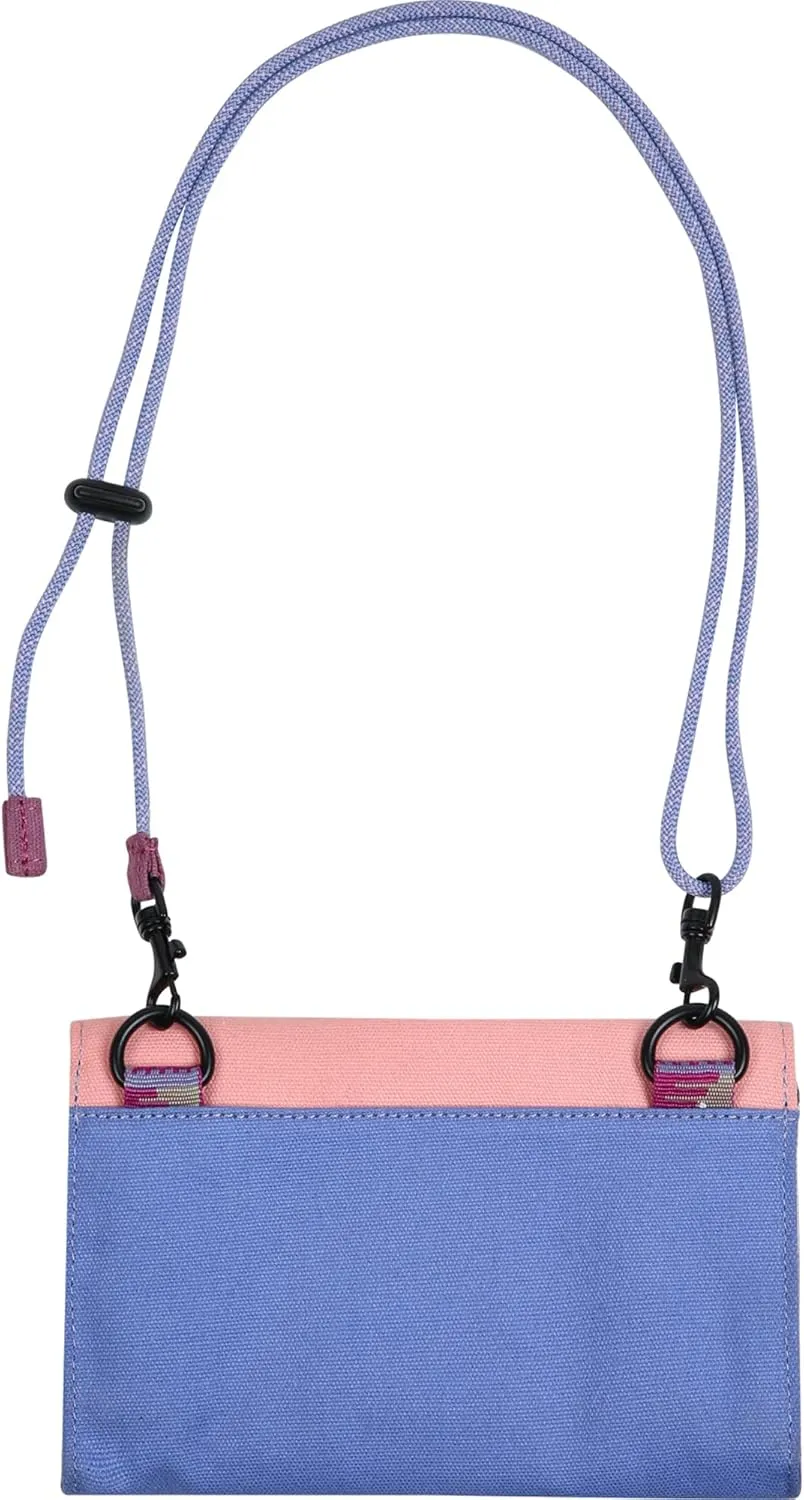 KAVU Islamorada Crossbody Bi Fold Wallet with Rope Strap
