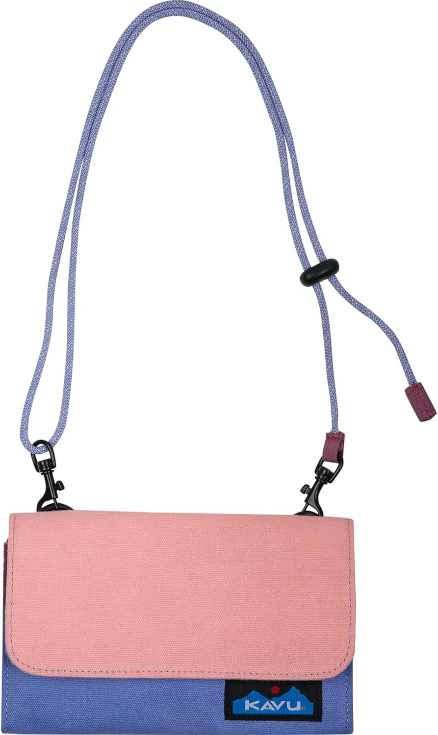 KAVU Islamorada Crossbody Bi Fold Wallet with Rope Strap