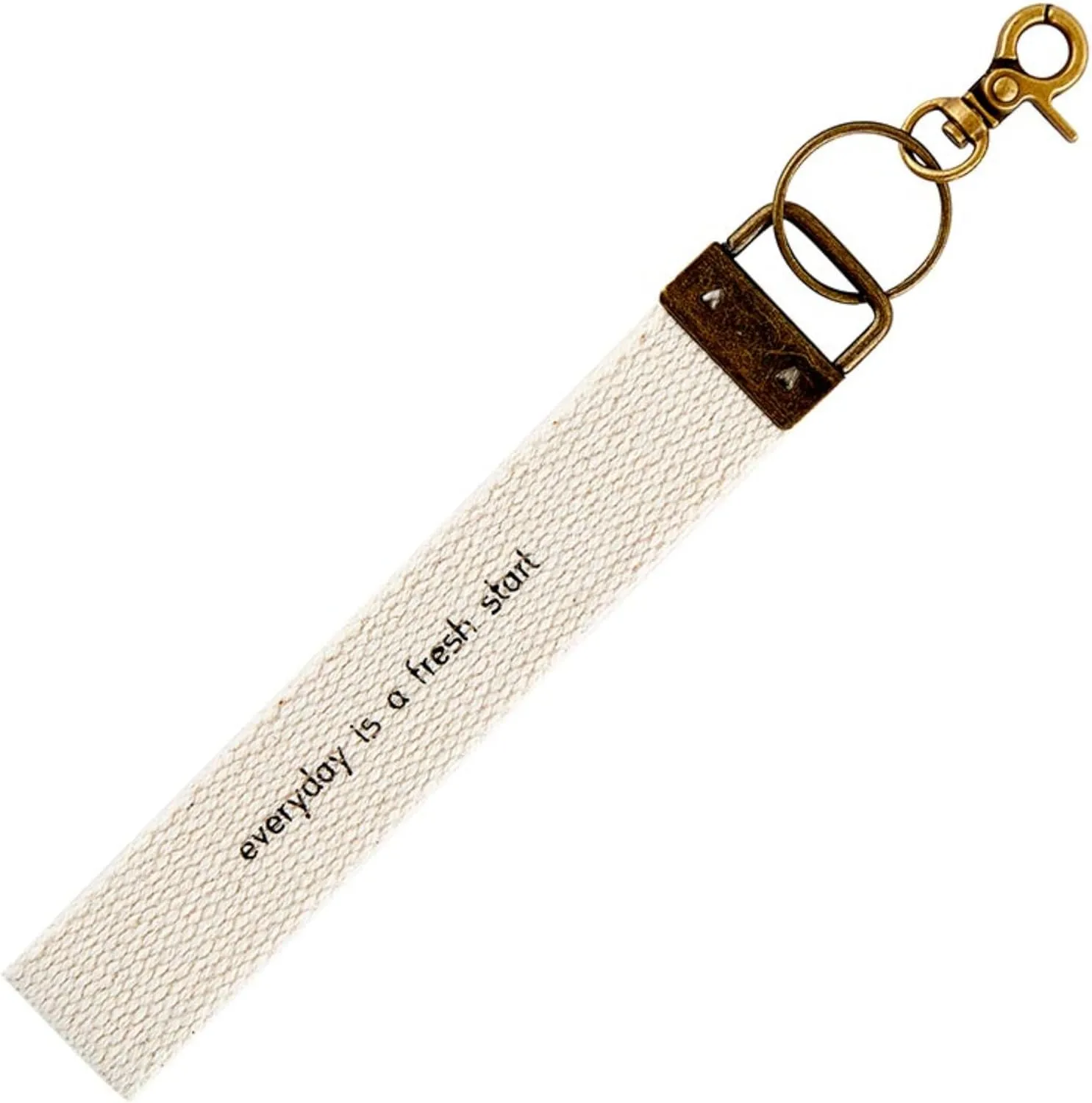 Keychain by Heartfelt - Key Rings - Canvas Wristlet Strap Lanyard Key Chain, 8.75-Inch, Zest For