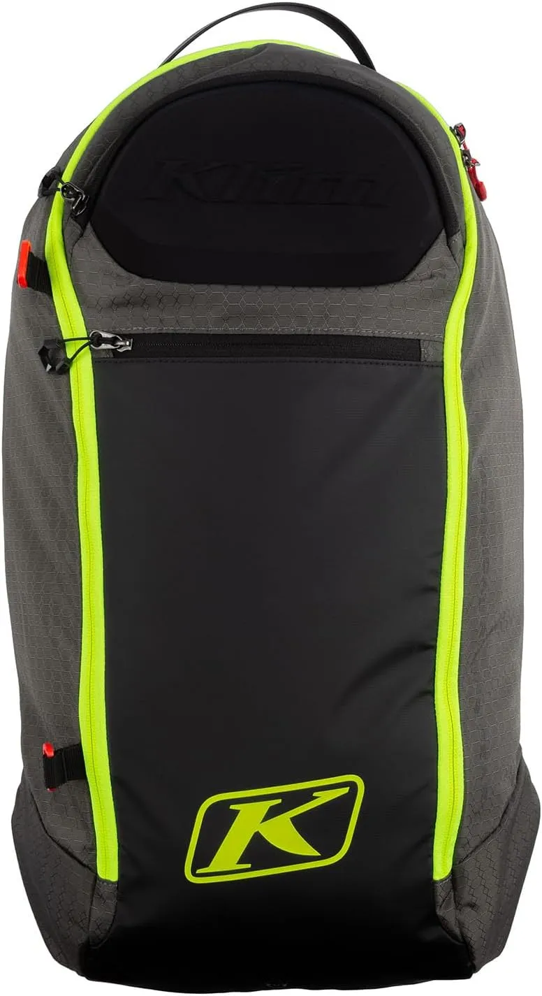 KLIM Krew 16 Pack Technical Snowmobile Backpack - Castlerock - Hi-Vis