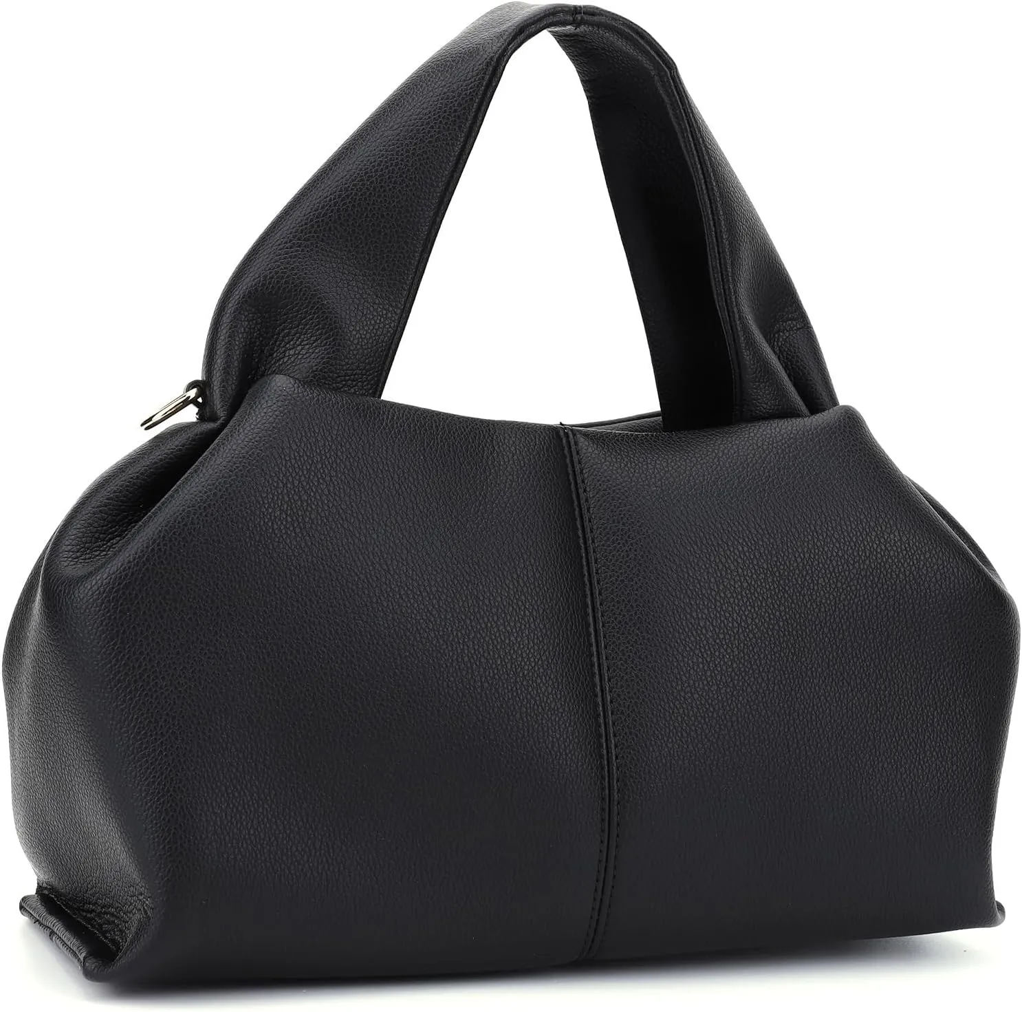 Ladies Large Capacity Tote Bag Women Solid Casual Grocery Bag Vintage Leather Crossbody Shoulder Bag Elegant Tote Handbag