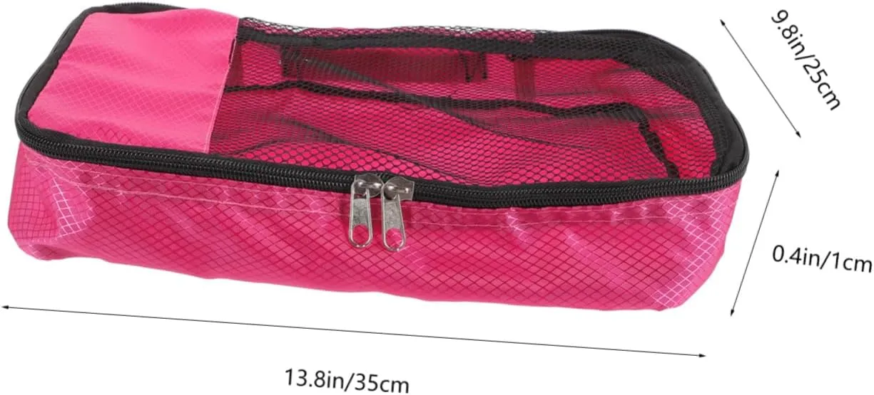 Large Duffle Bag for Travel Packing Cubes Suitcase Organizer Mesh Pockets