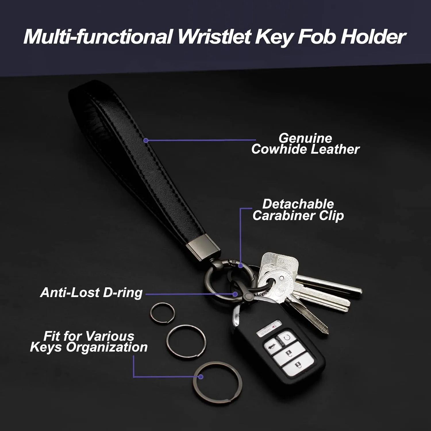 MECHCOS Long Wristlet Key Chain