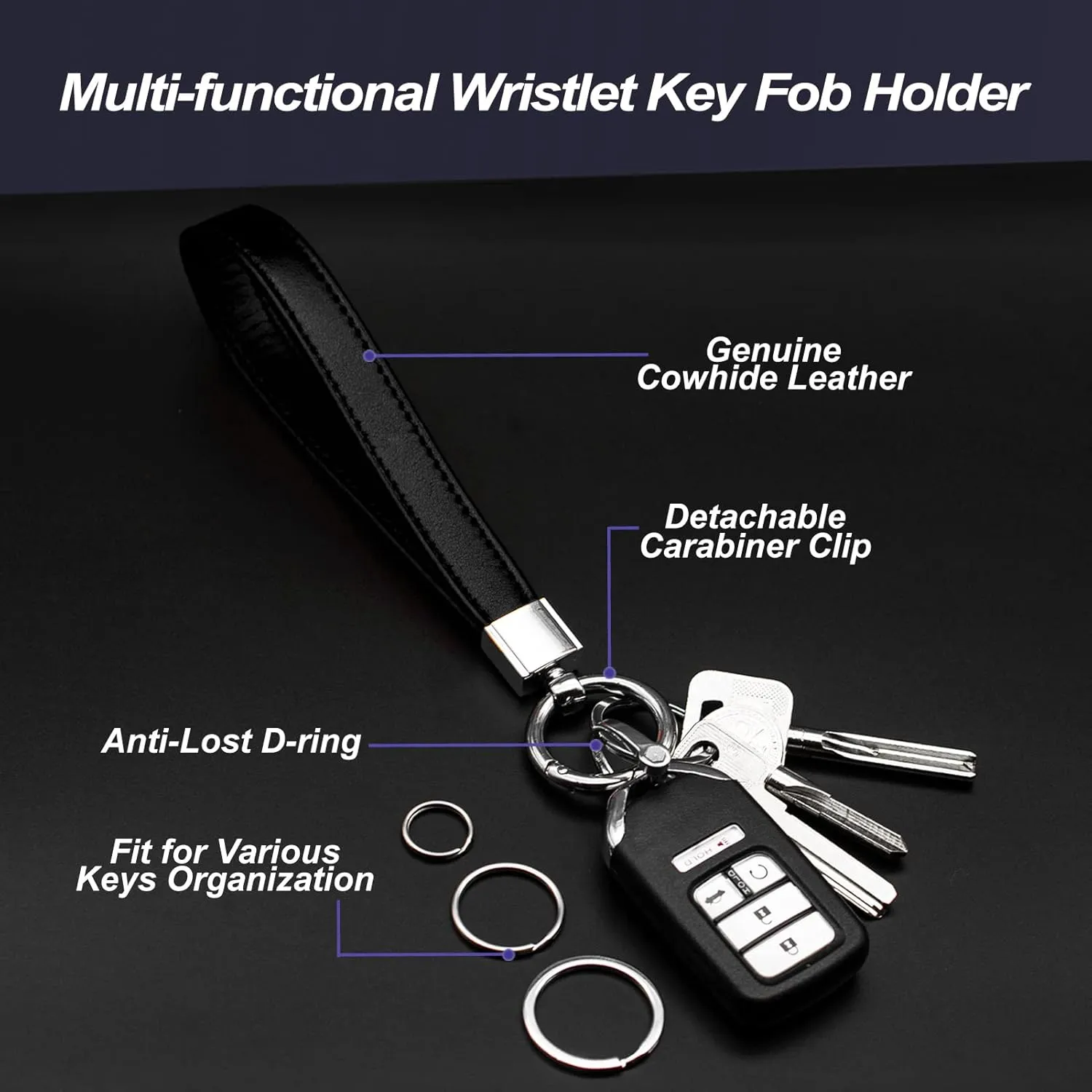 MECHCOS Long Wristlet Key Chain