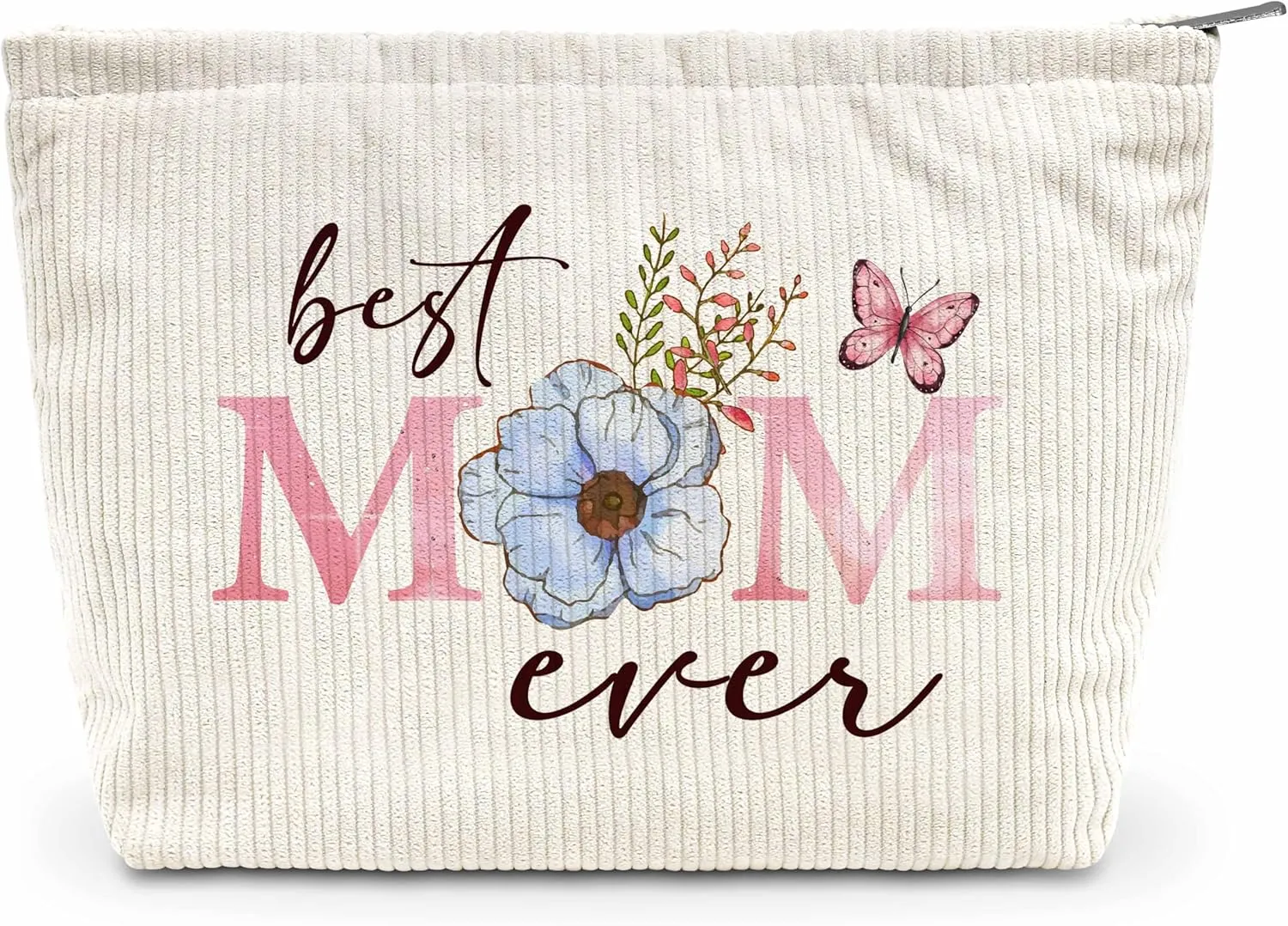 Mom Gifts Makeup Bag, Mom Cosmetic Bag From Daughter Son, Best Mom Ever Makeup Zipper Bag, Mother's Day Birthday Chirstmas Gift For Mom, Thank You Gift for Best Mom, a18