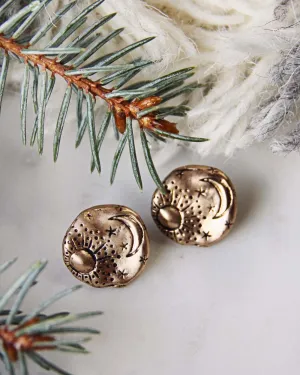 Moonstruck Earrings in Gold