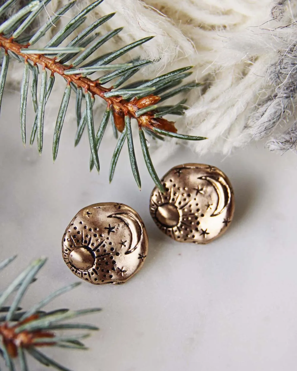 Moonstruck Earrings in Gold