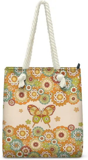 Reusable Grocery Bags Beach Bag for Women Tote Bags with Zipper