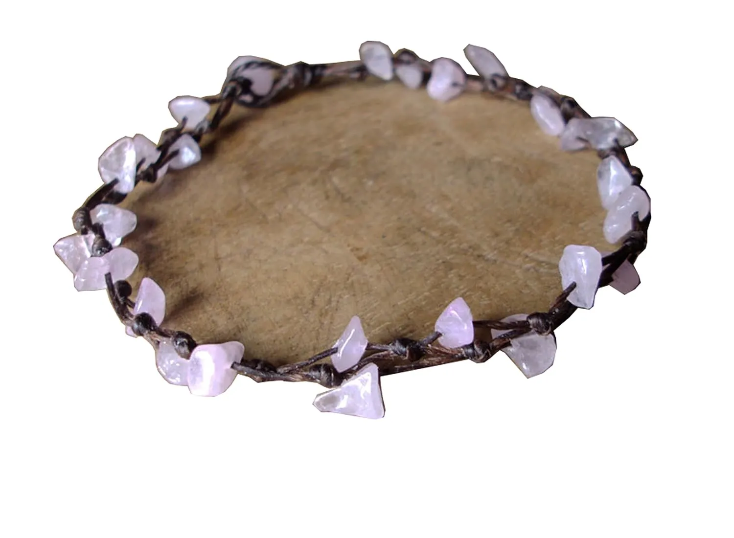 Rose quartz anklets,stone anklets