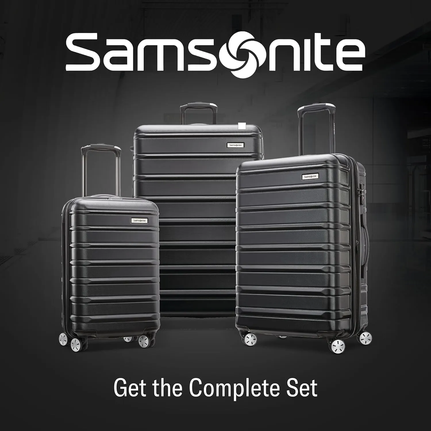 Samsonite Omni 2 Carry-On Hardside Luggage with 360 Spinner Wheels - Scratch Resistant Hardshell - TSA, Airline-Approved - Expandable Polycarbonate Shell for Lightweight Travel - Nova Teal