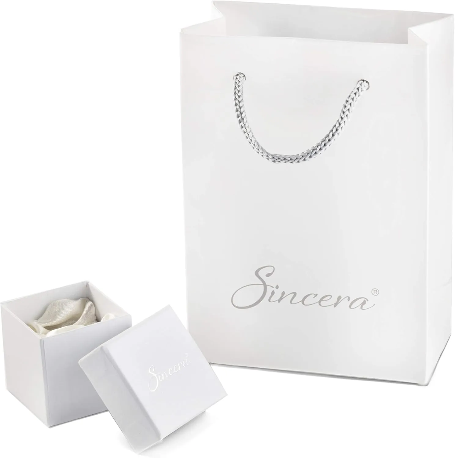 Sincera Gift Box with Paper Bag for rings cardboard with logo (Rings Paper)