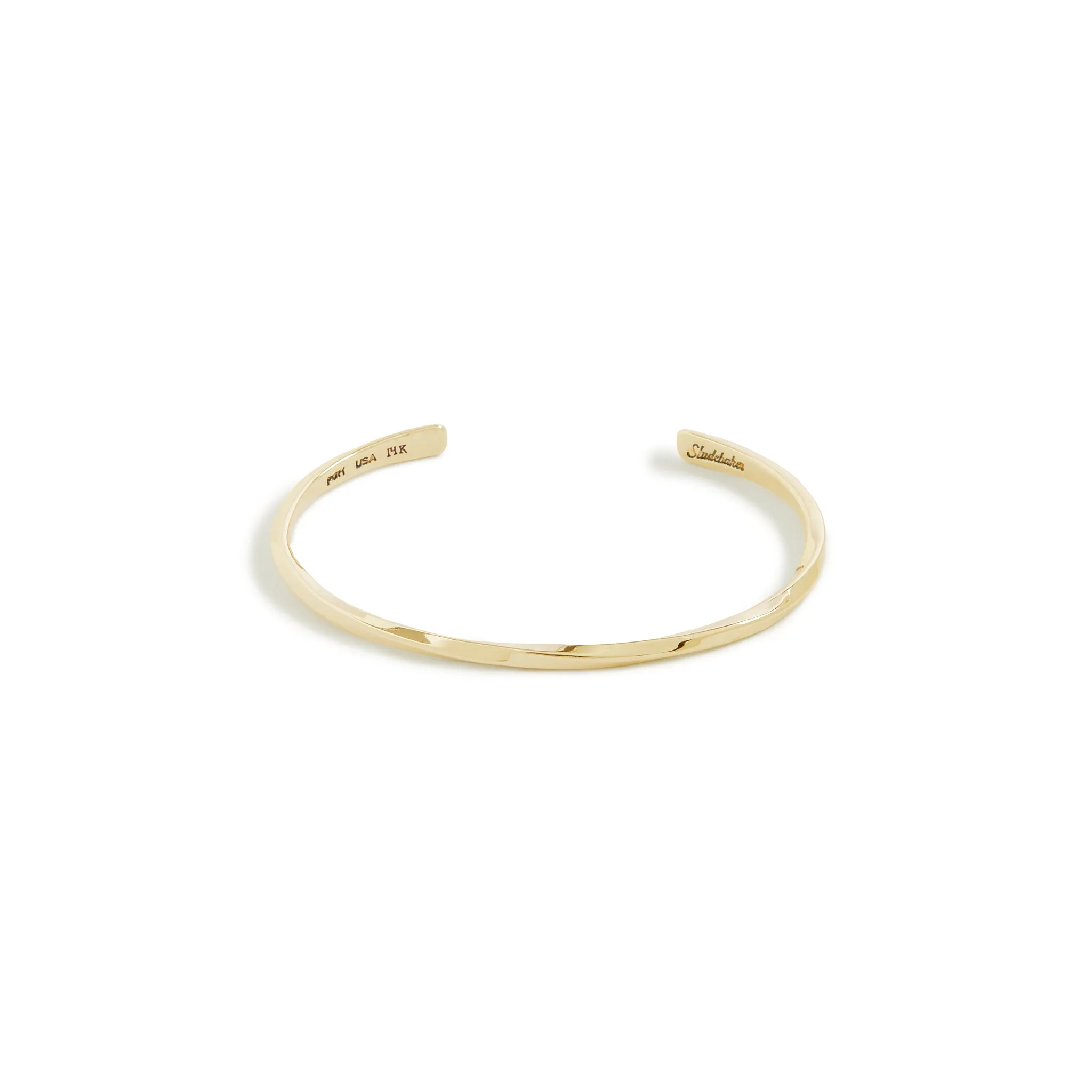 Solid Gold Fineline Studebaker Cuff