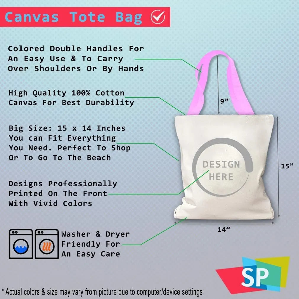 Speedy Pros Canvas Tote Bag for Women Human Organ Transplant Handle with Care Funny Humor Beach Bags for Women
