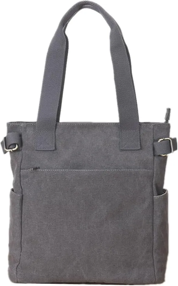 Women's Canvas Shoulder Bag Tote Bag for Women Travel Bag Big Capacity Casual Handbags for Work Shopping