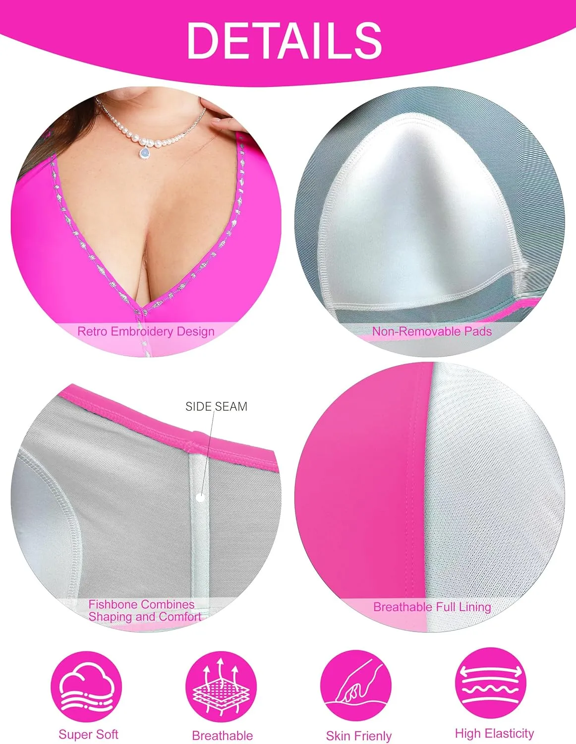 Womens Plus Size Tankini Tops Built in Padded Push Up Bathing Suit V Neck Ruffle Sleeves Bikini Top Only