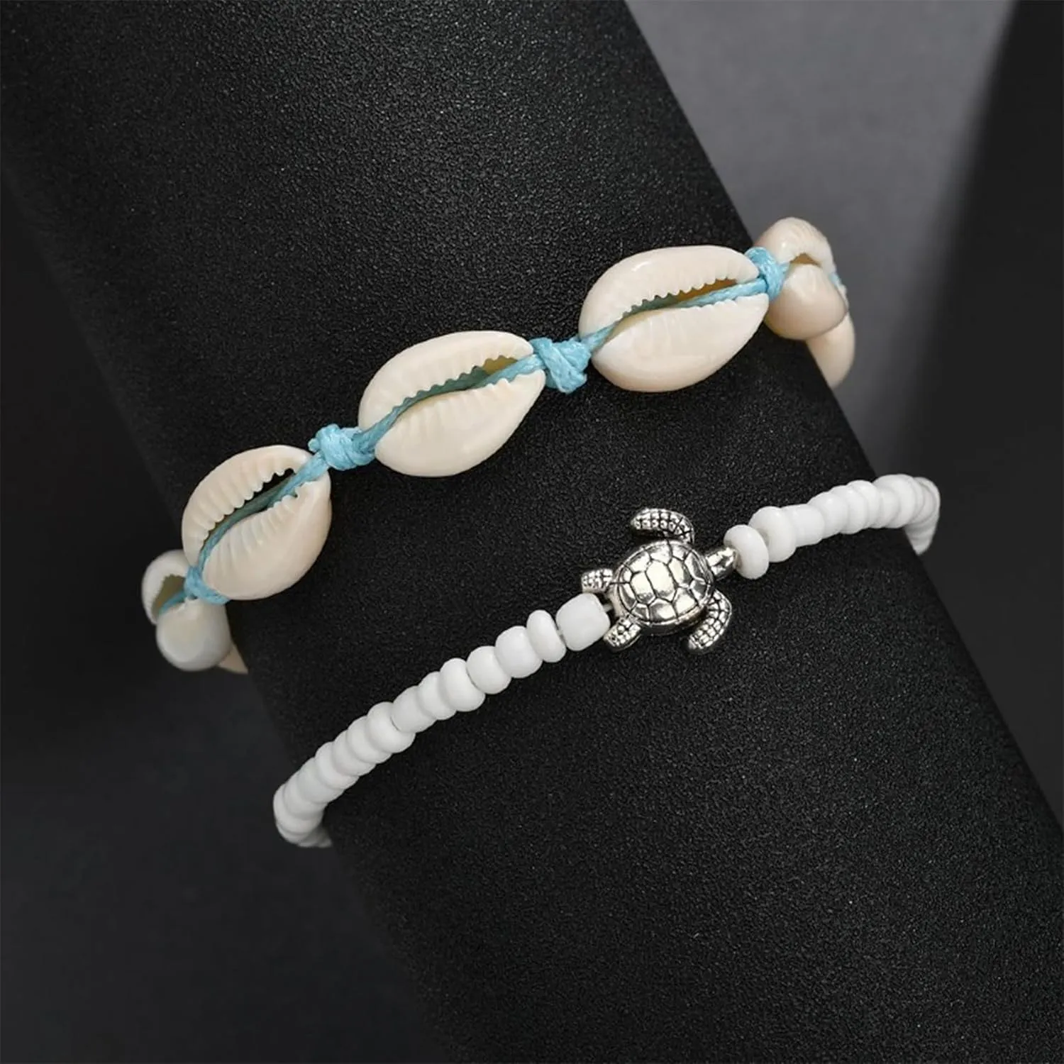 YANCHUN Anklets for Women Waterproof Sea Shell Starfish Ankle Bracelets Summer Beach Dresses for Women 2025 Vacation
