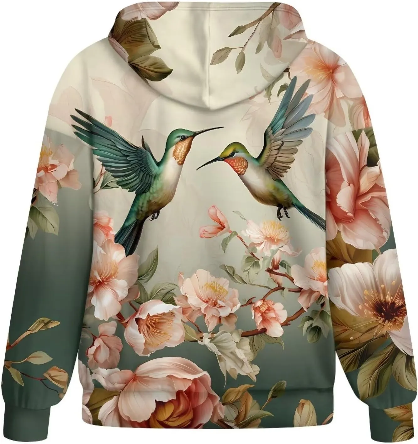 Ystardream Casual Zip Up Hoodies for Women Crewneck Sweatshirts Trendy XS-XL