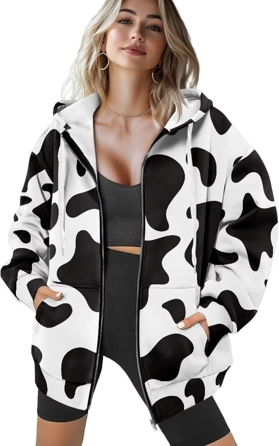 Ystardream Oversized Sweatshirts for Women Loose Fit Size XS-XL