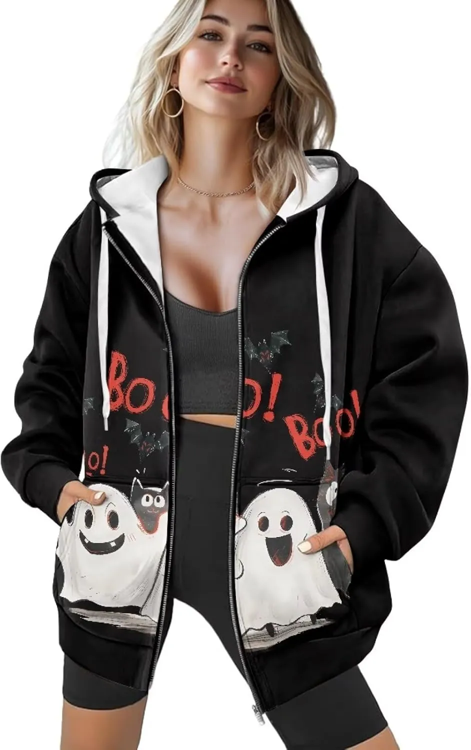 Ystardream Oversized Sweatshirts for Women Loose Fit Size XS-XL