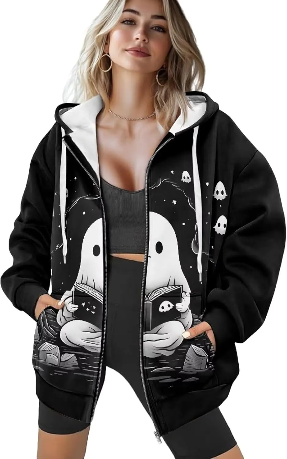 Ystardream Oversized Sweatshirts for Women Loose Fit Size XS-XL
