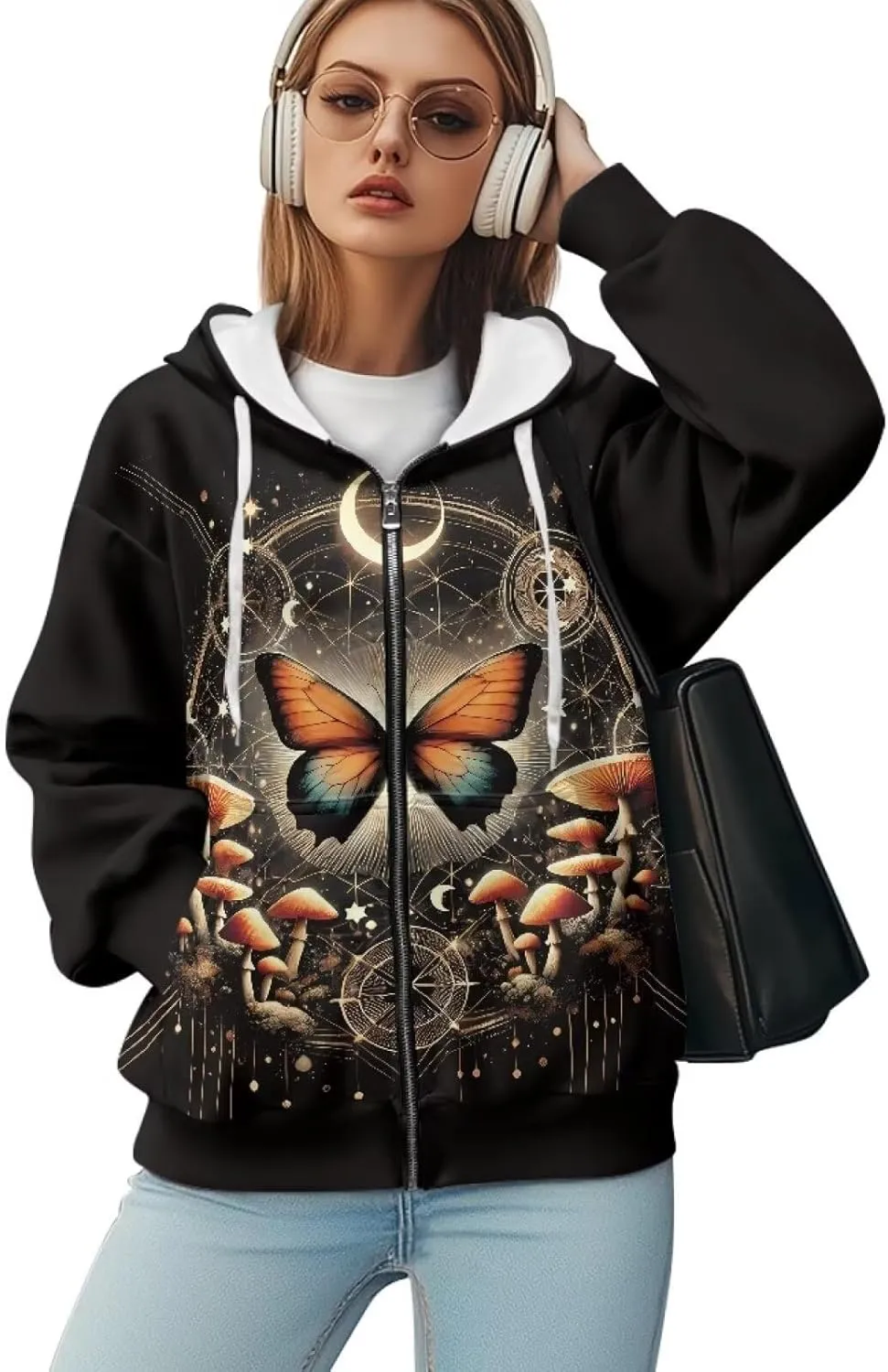 Ystardream Oversized Sweatshirts for Women Loose Fit Size XS-XL